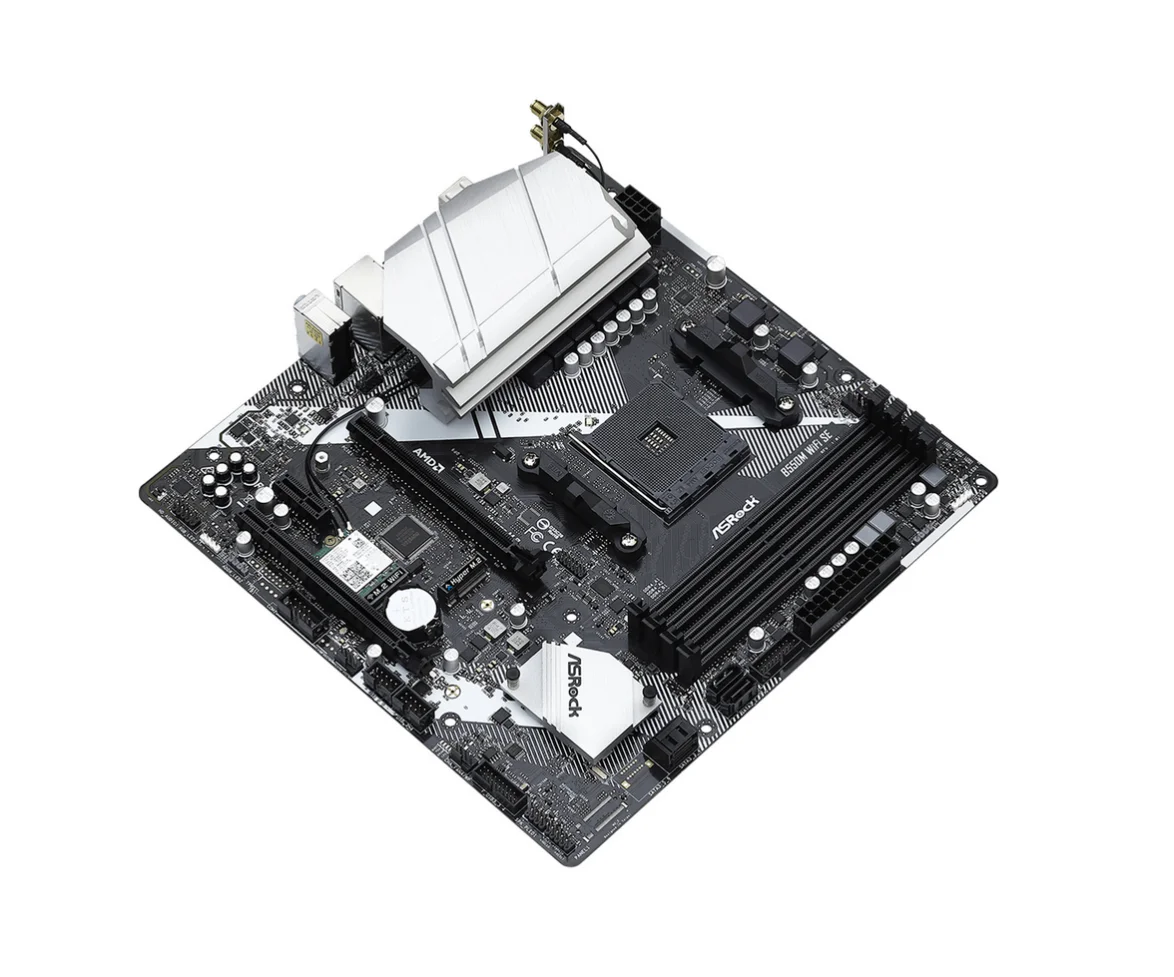 ASRock B550M WIFI SE mATX AM4 Motherboard - Image 3