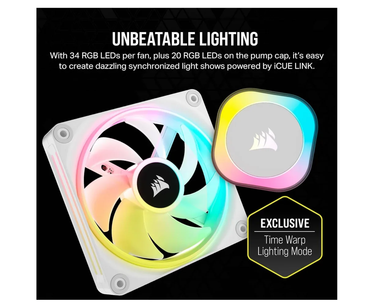 Corsair iCUE Link H150i RGB 360mm Liquid CPU Cooler - Image 4
