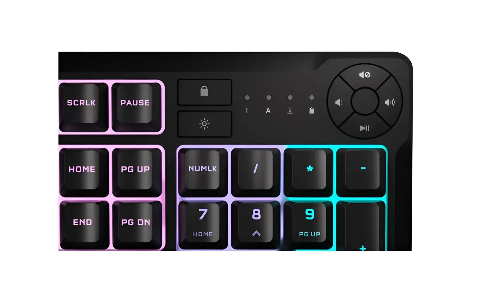 Corsair K55 CORE RGB Gaming Membrane Keyboard - Image 6