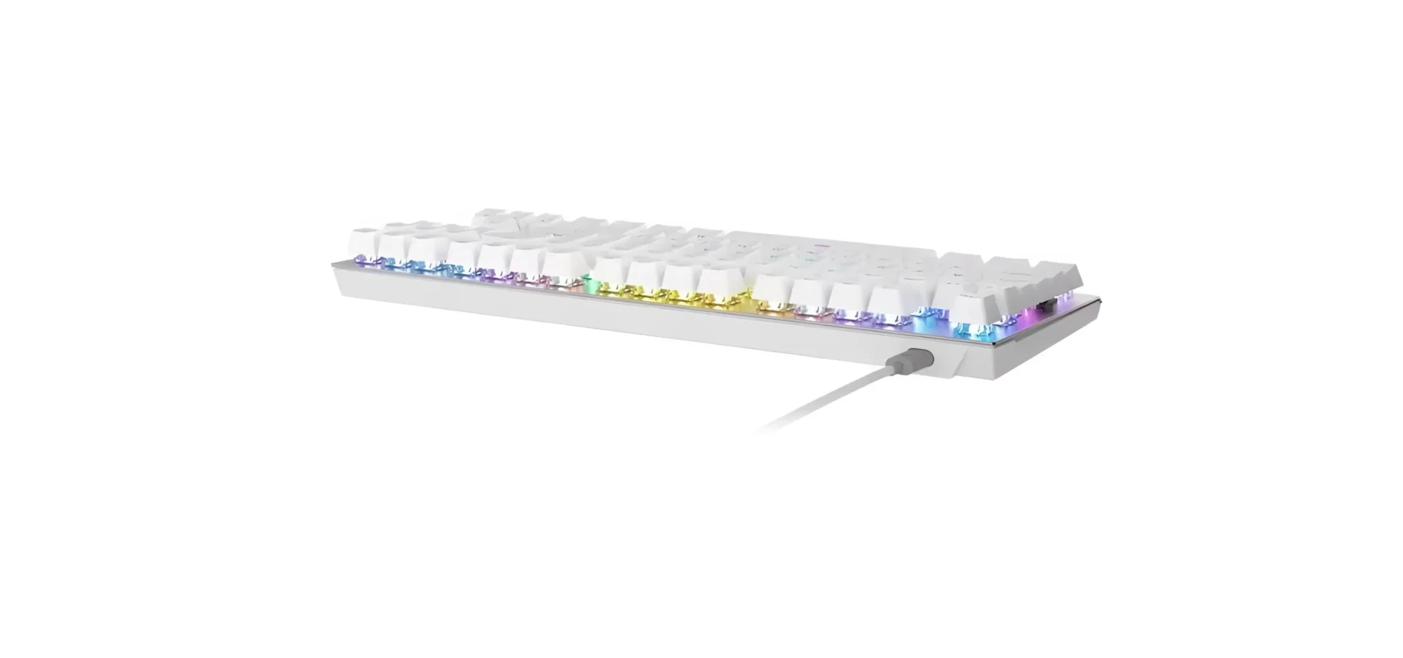 Corsair K60 PRO TKL RGB Tenkeyless Optical-Mechanical Gaming Keyboard - White - Image 3