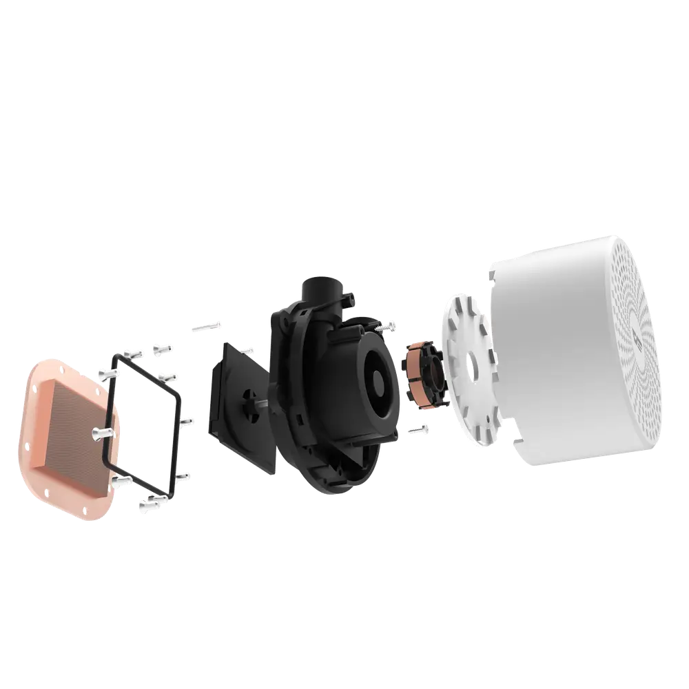 DarkFlash Radiant DC360 360mm Liquid CPU Cooler - White - Image 5