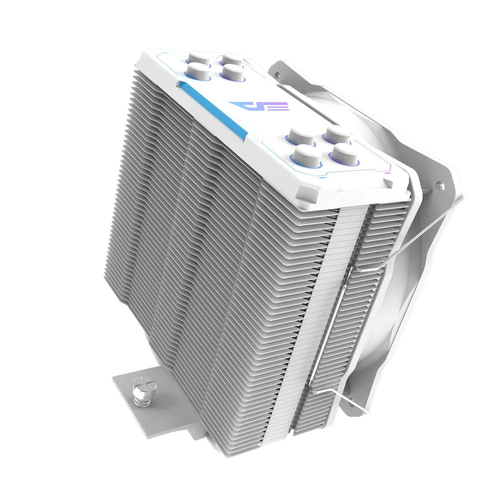 DarkFlash Storm Z4 Pro Mist Tower White ARGB CPU Cooler - Image 4
