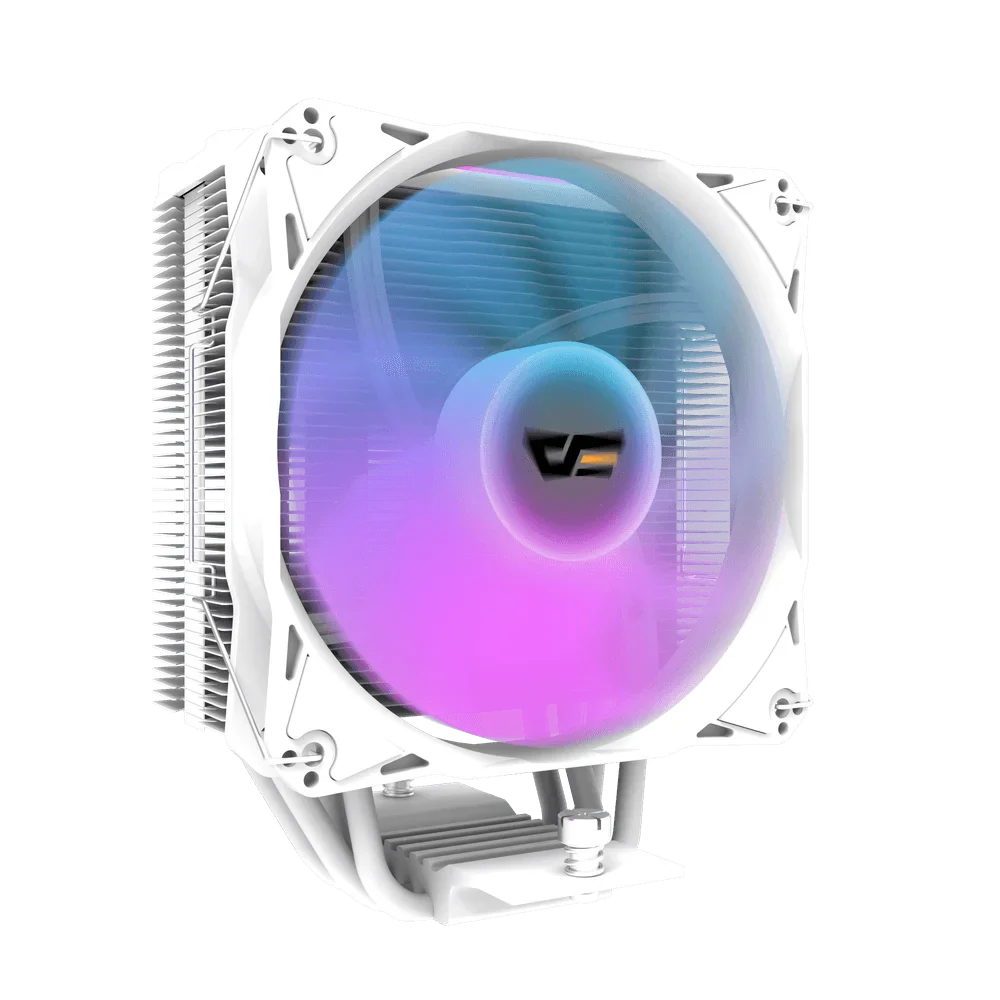 DarkFlash Storm Z4 Pro Mist Tower White ARGB CPU Cooler - Image 8