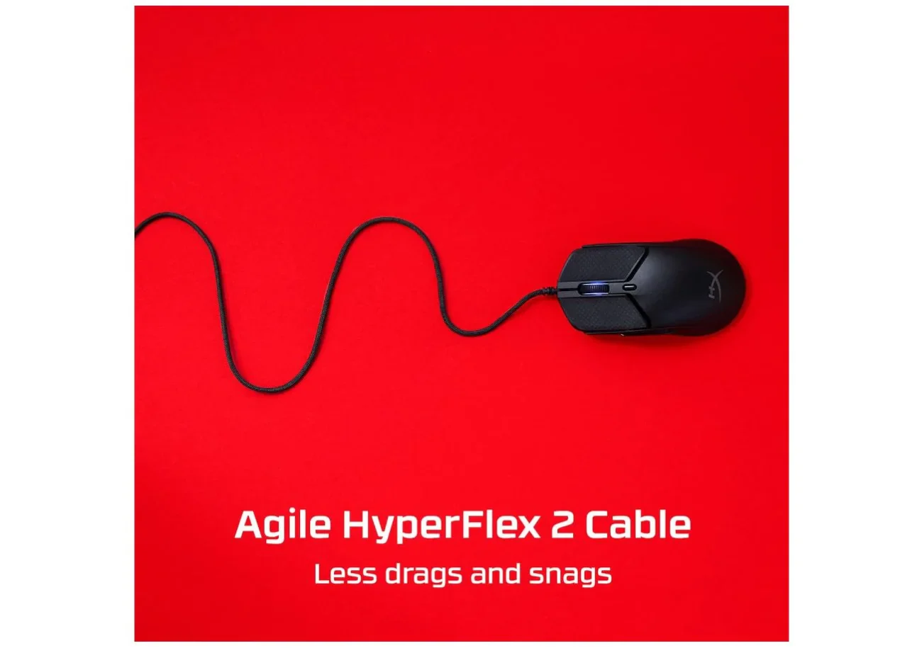 HyperX Pulsefire Haste 2 USB Ultra Lightweight Gaming Mouse - Black - Image 6
