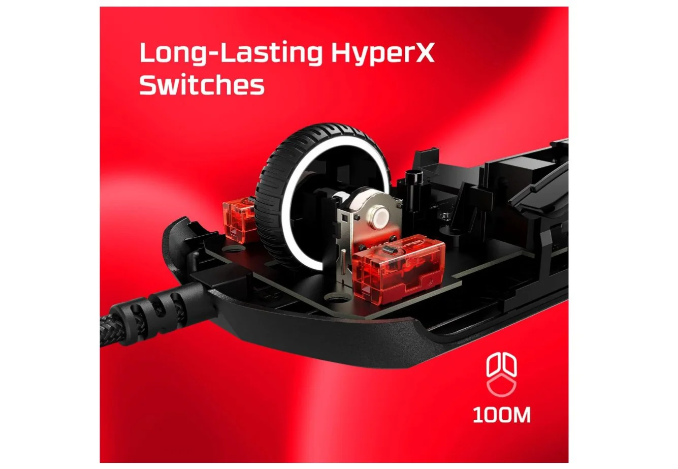 HyperX Pulsefire Haste 2 USB Ultra Lightweight Gaming Mouse - Black - Image 7