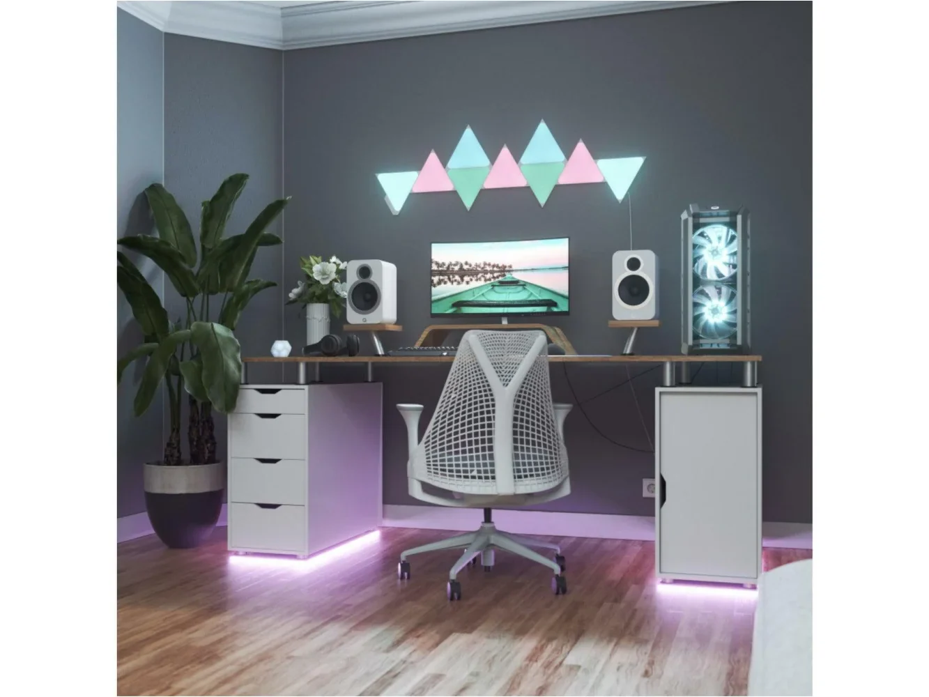 Nanoleaf Shapes - Triangles Starter Kit (4 Panels) - Image 8
