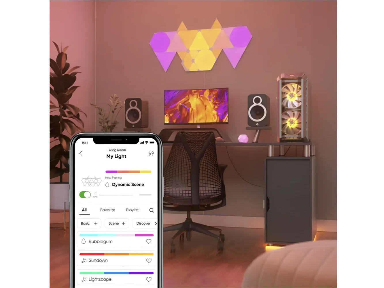 Nanoleaf Shapes - Triangles Starter Kit (9 Panels) - Image 5