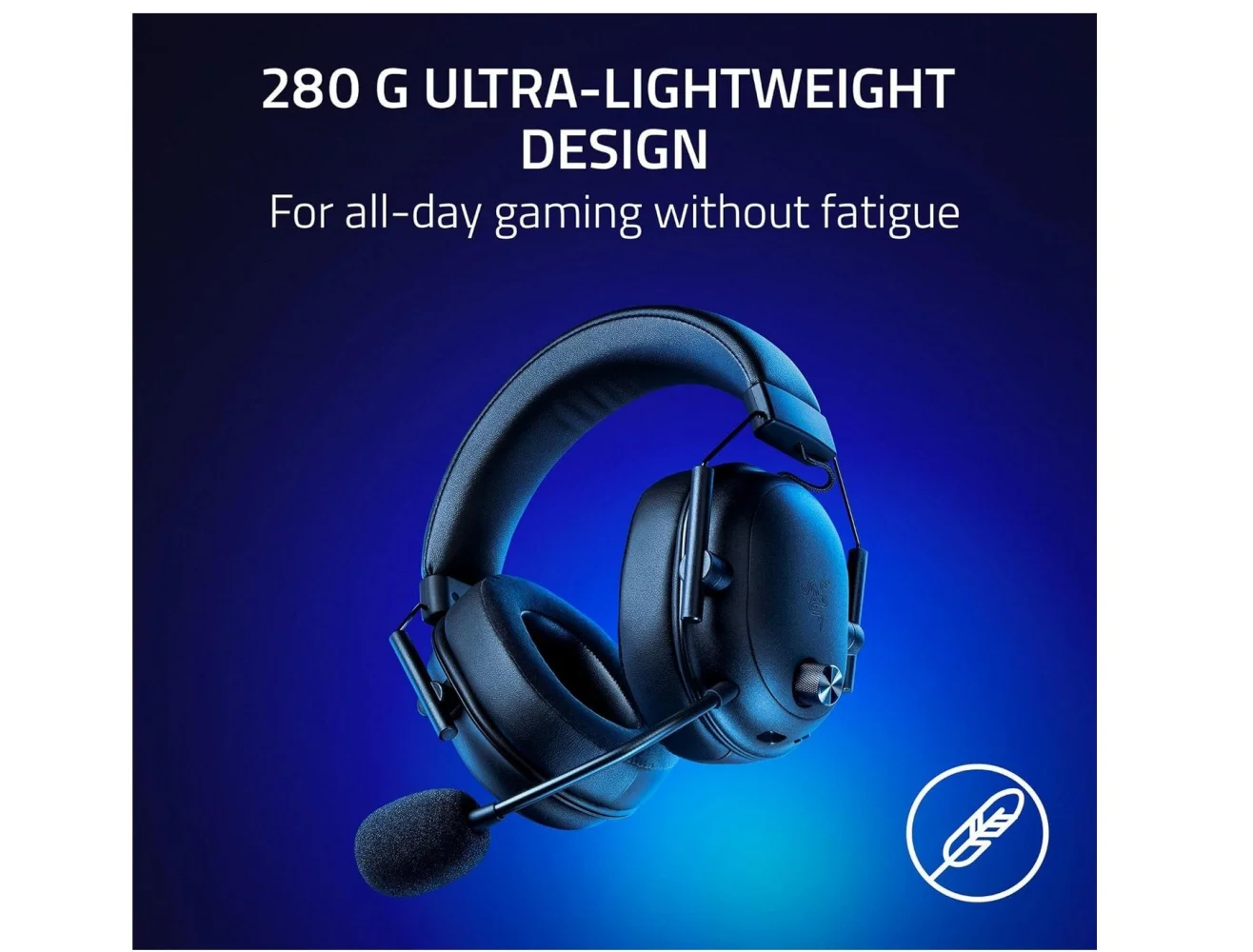 Razer BlackShark V2 HyperSpeed - Wireless Ultra-Lightweight Esports Headset - Black - Image 6