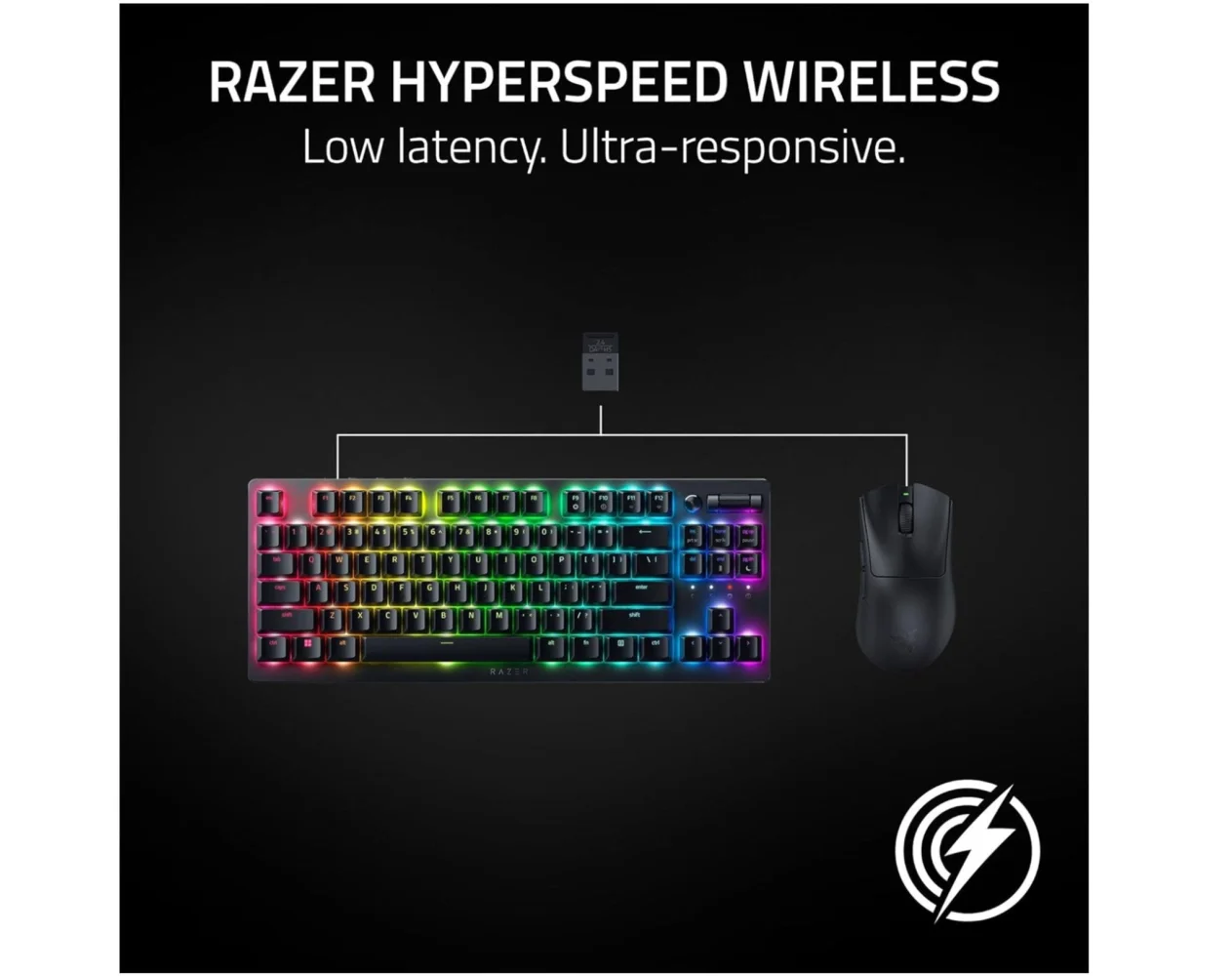 Razer Deathadder v3 HyperSpeed Wireless Gaming Mouse - Image 3