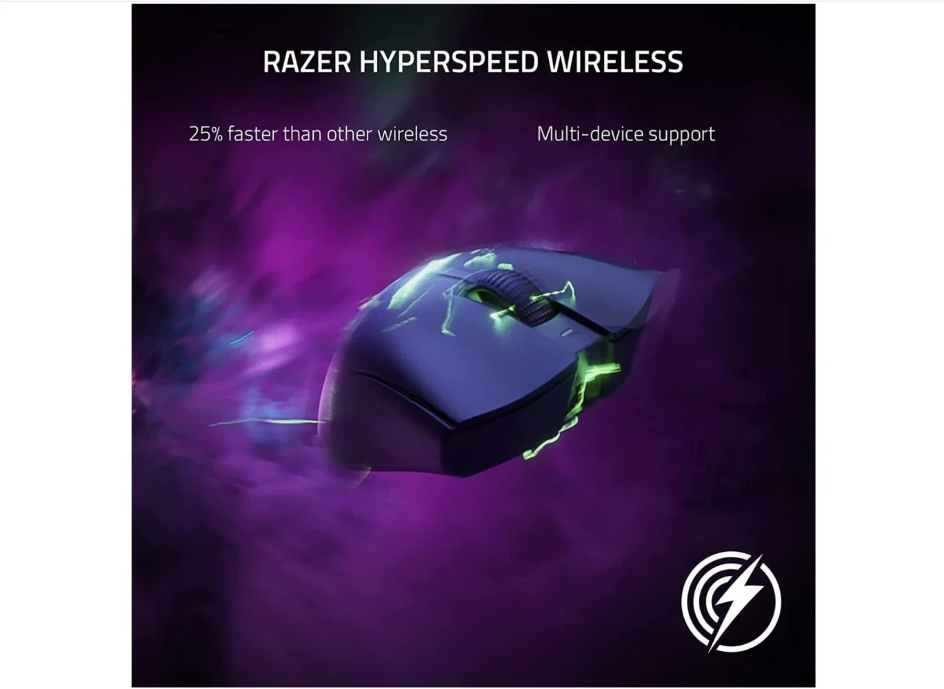 Razer Deathadder v3 Pro Wireless Gaming Mouse - Black Edition - Image 4