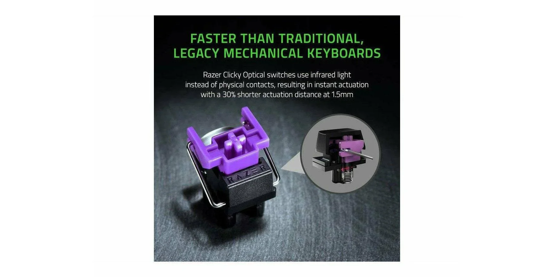 Razer Huntsman Mini 60% Optical Gaming Keyboard - Linear Red Switch - Image 7