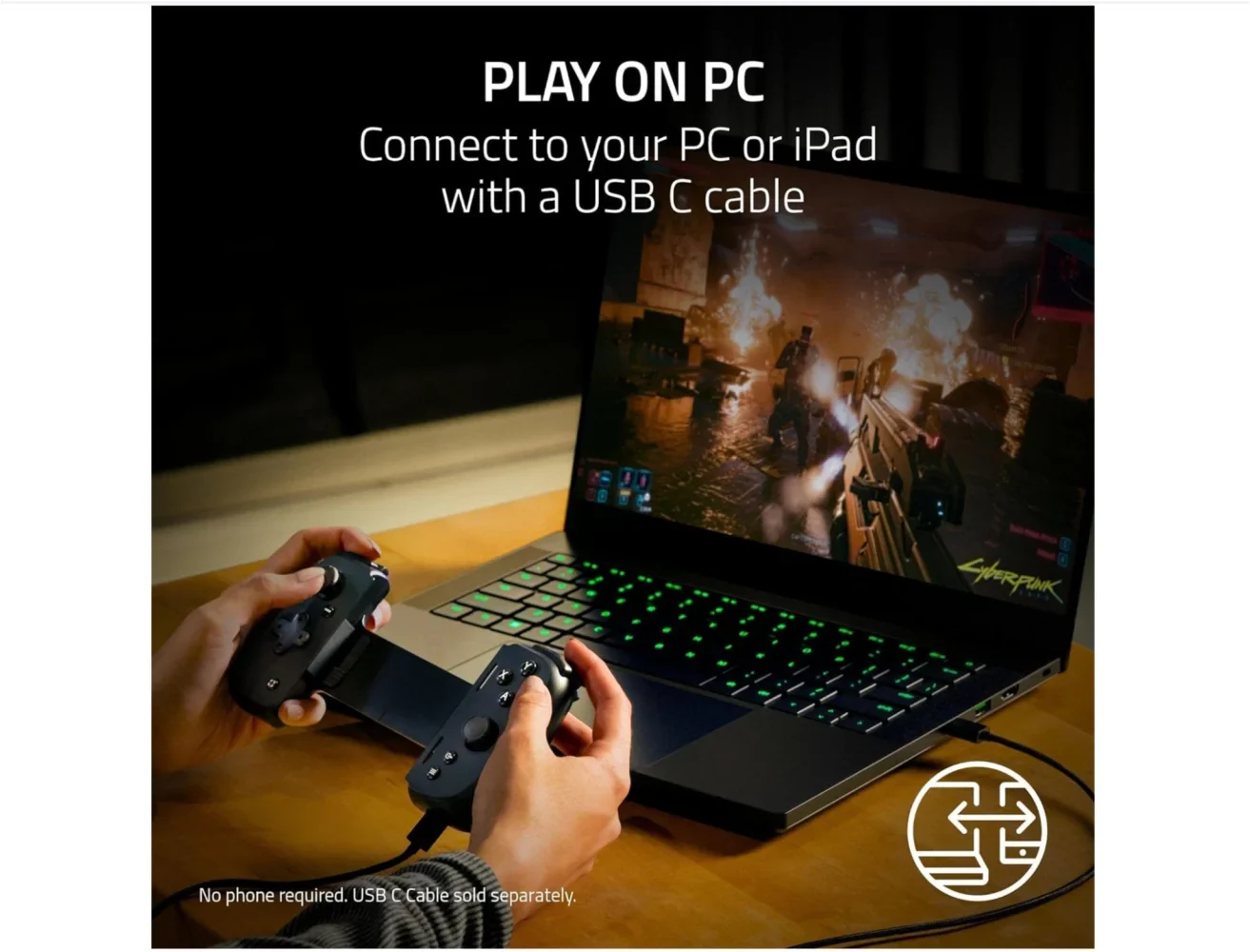 Razer Kishi v2 USB-C Mobile Gaming Controller For iPhone and Android - Image 3