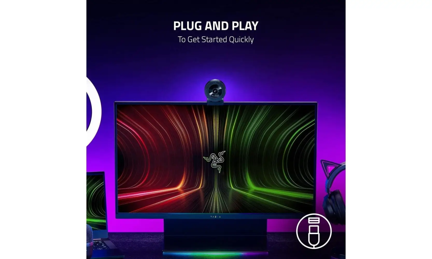 Razer Kiyo X Full HD Streaming Webcam - Image 6