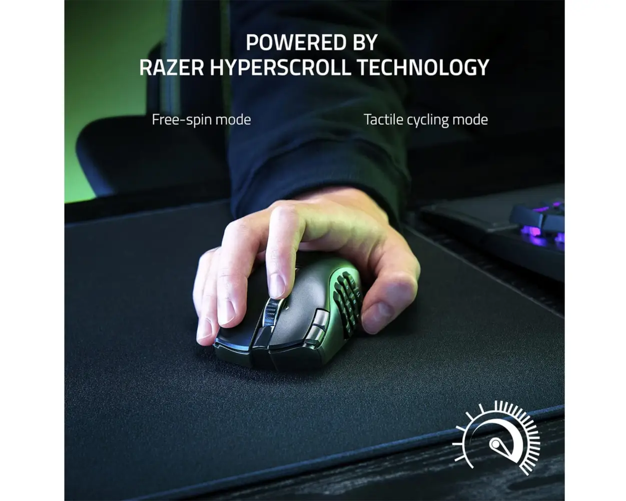 Razer Naga v2 HyperSpeed Wireless MMO Gaming Mouse - Image 4