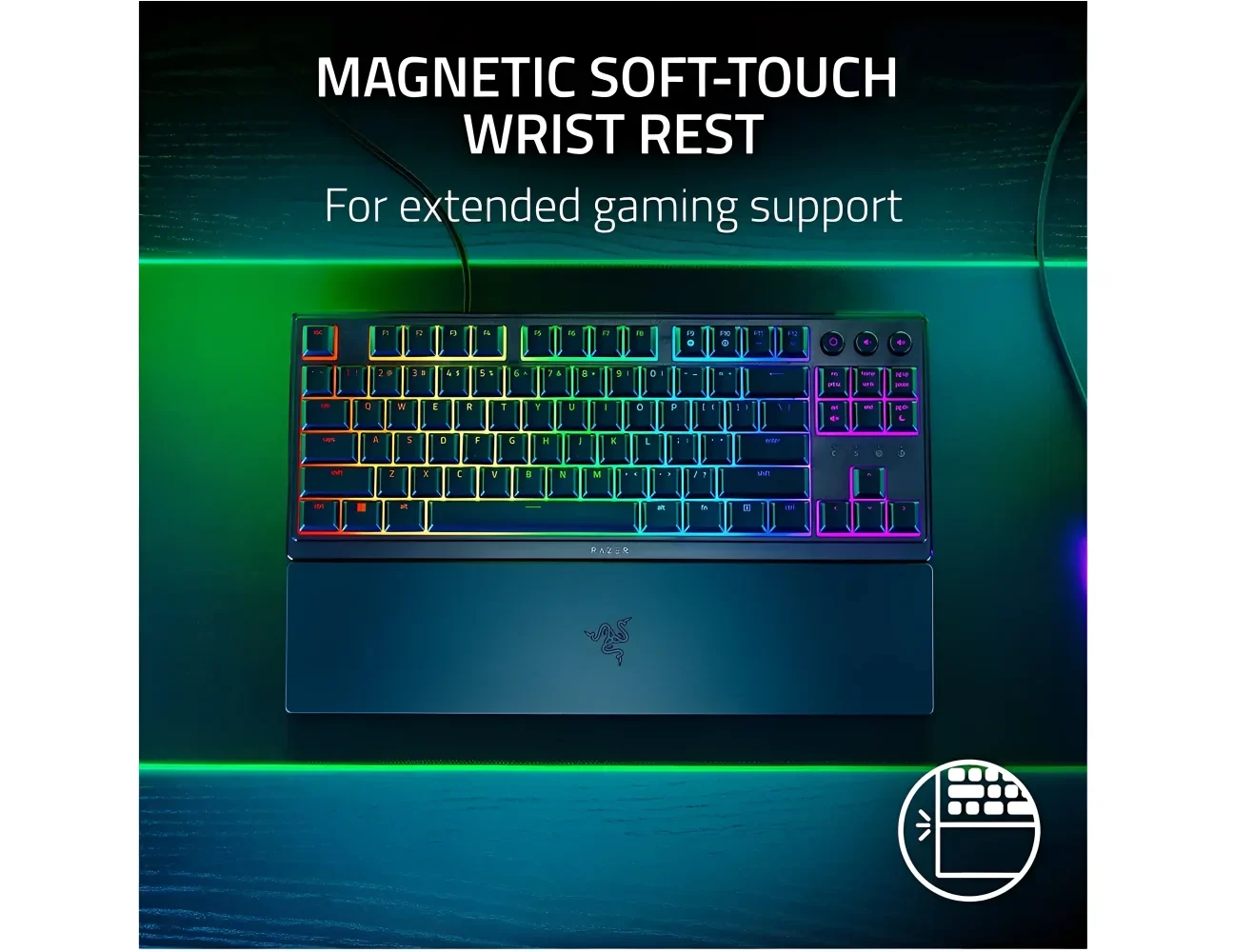 Razer Ornata V3 TKL RGB Low Profile Gaming Keyboard - Image 6