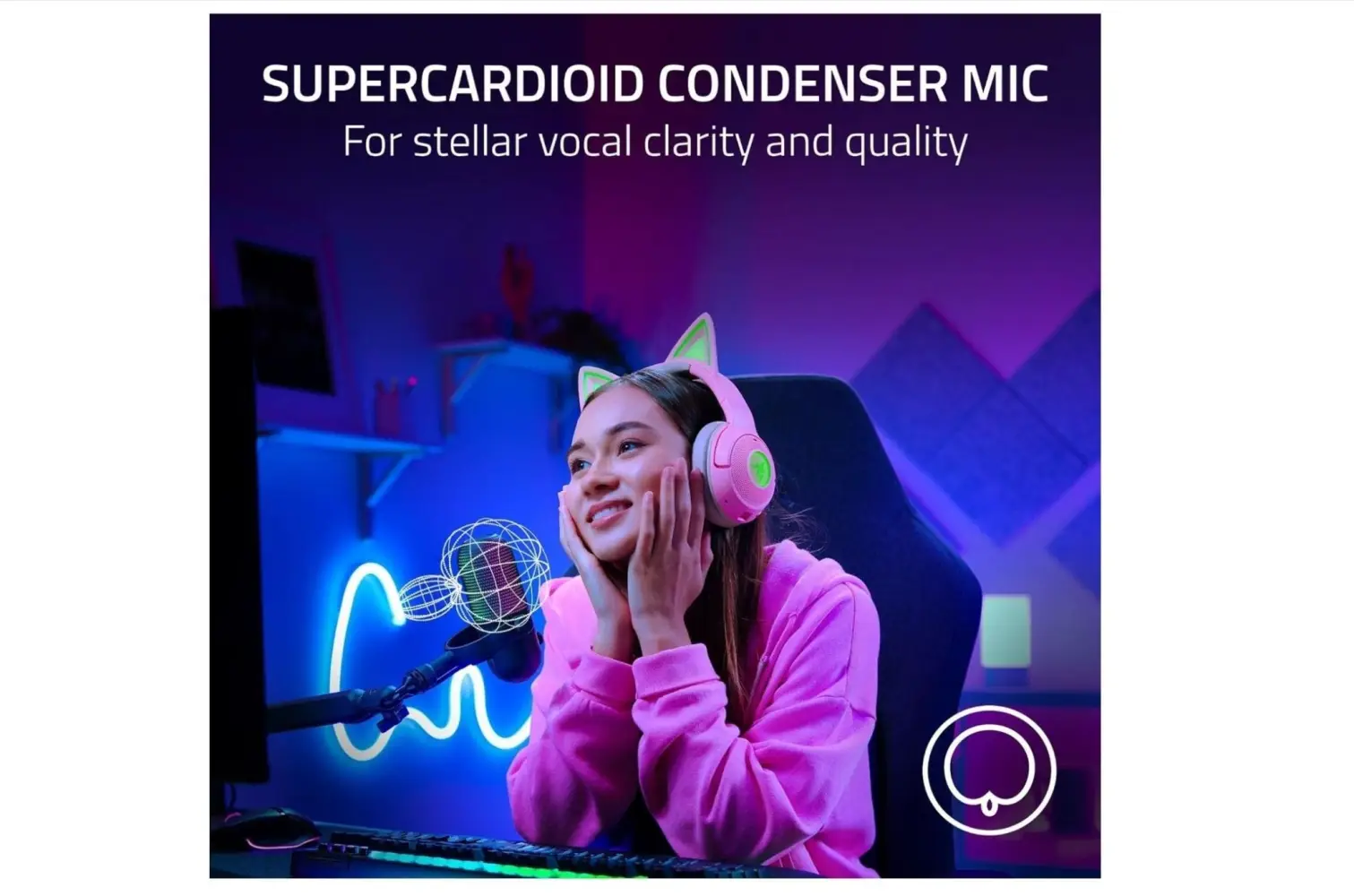 Razer Seiren V3 Chroma RGB USB Microphone - Black - Image 7