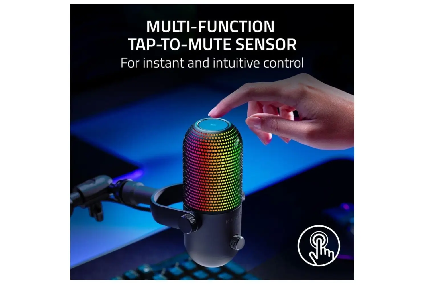 Razer Seiren V3 Chroma RGB USB Microphone - Black - Image 8