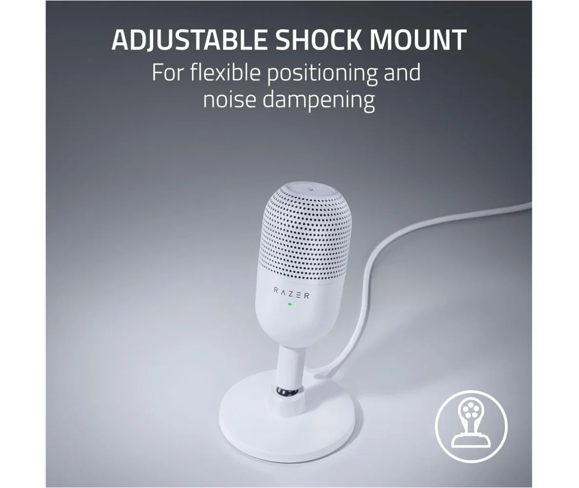 Razer Seiren v3 Mini USB Microphone - White - Image 4