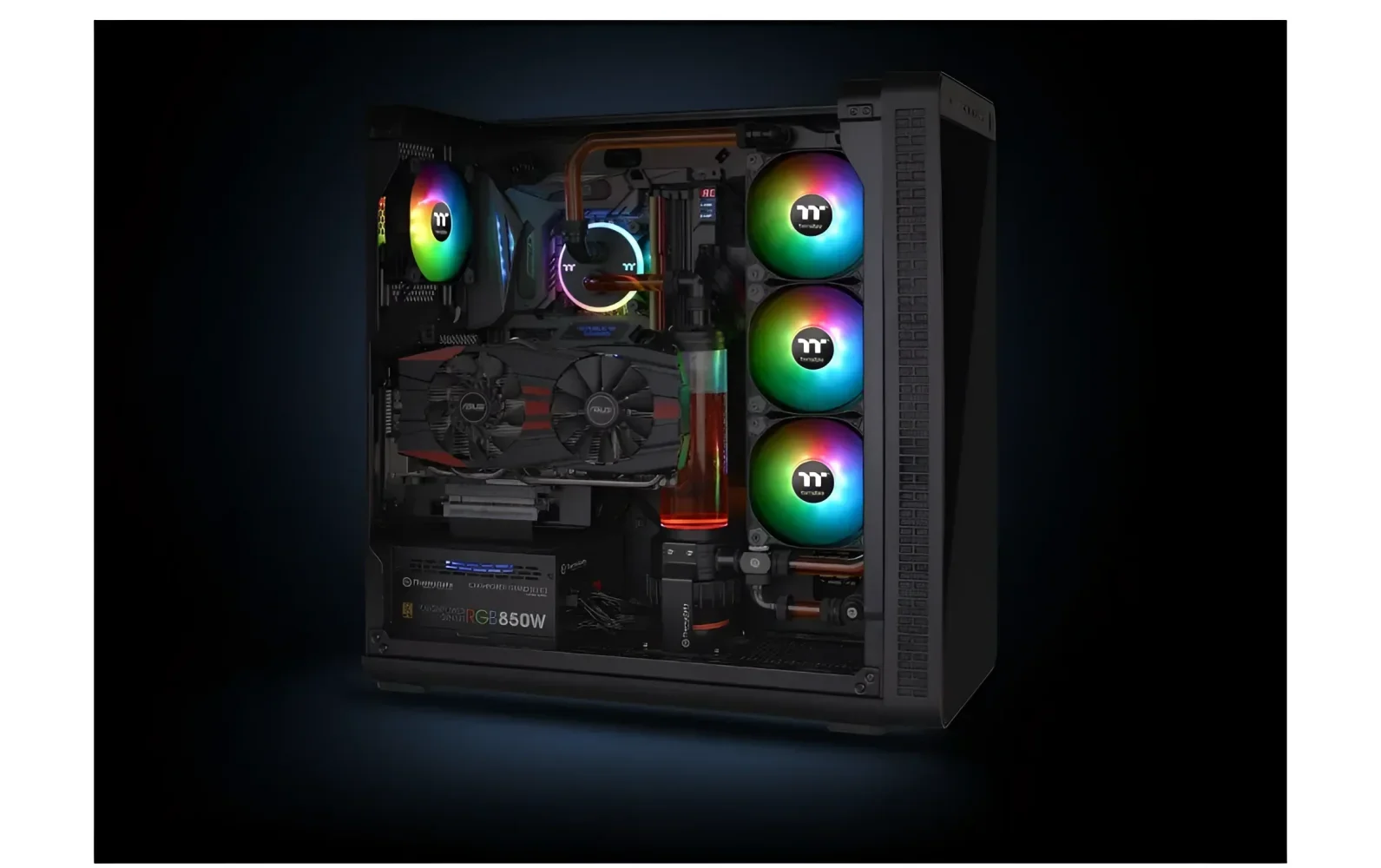Thermaltake Pure Plus 12 RGB TT Premium Edition 120mm ARGB PWM 3Pack - Image 3
