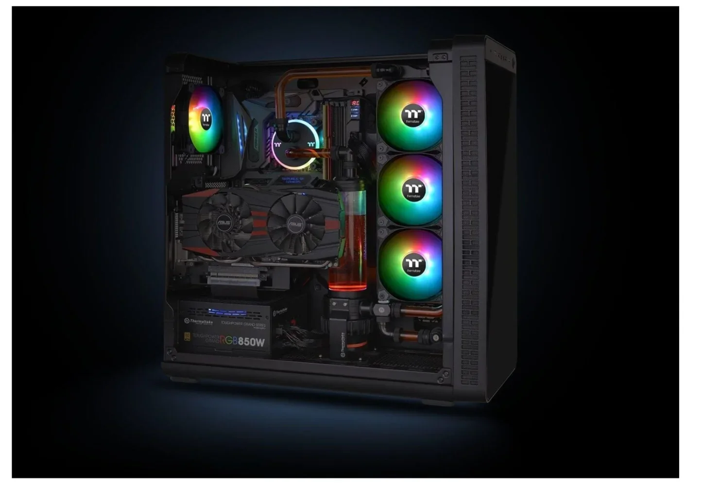 Thermaltake Pure Plus 14 RGB TT Premium Edition 140mm ARGB PWM 3Pack - Image 4