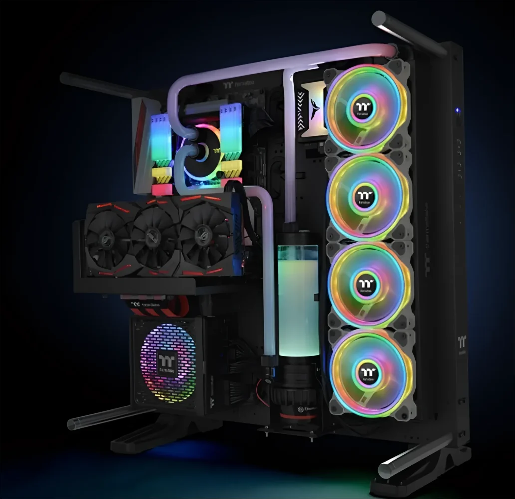 Thermaltake Riing Quad 14 Premium Edition A-RGB  Fan - White (3 Fan Pack) - Image 5