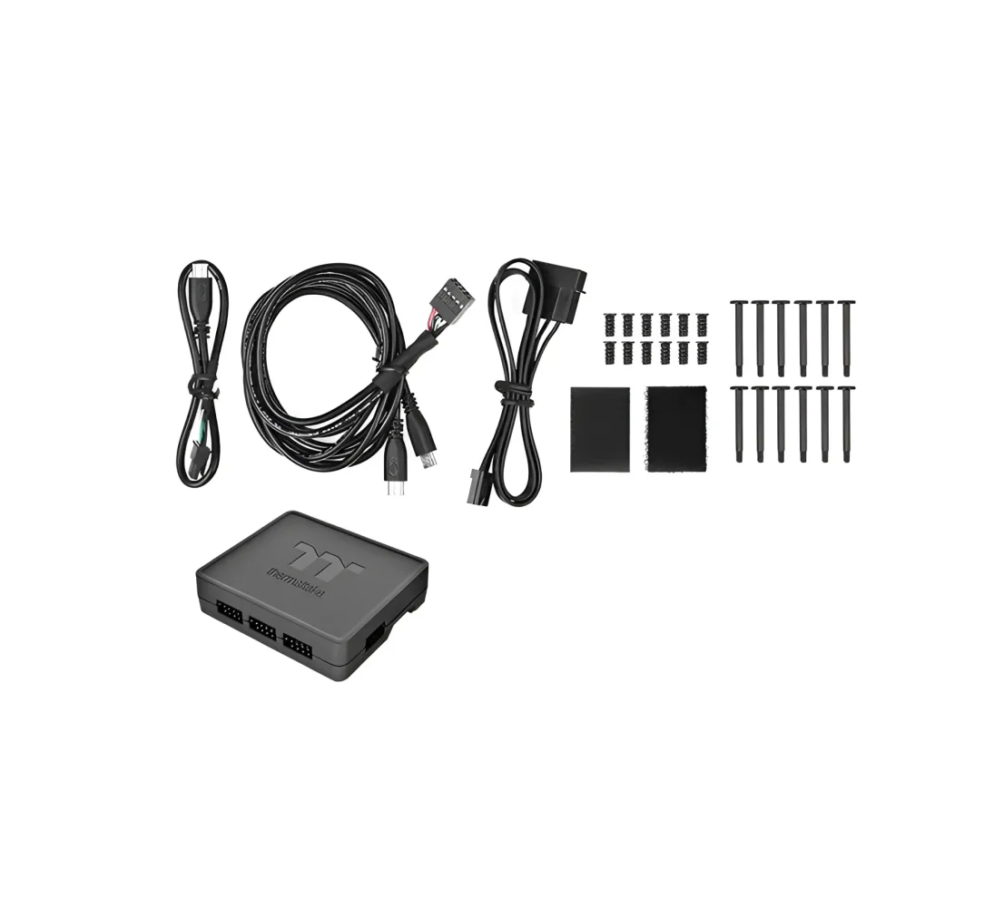 Thermaltake Riing Quad 14 Premium Edition A-RGB  Fan - White (3 Fan Pack) - Image 7